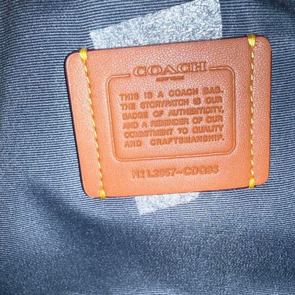 Coach Denim Mini Rowan Crossbody Bag - Picture 4 of 9